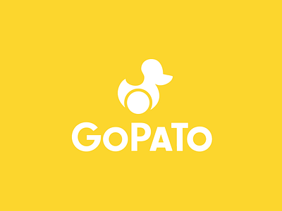 Gopato 1.5 brand delivery duck duckling logo pato rebrand startup tech toy visual