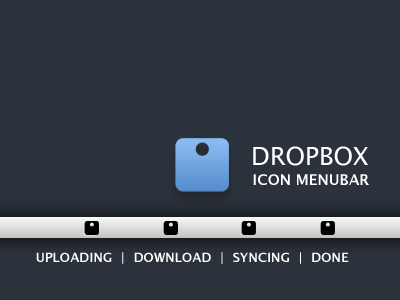 Dropbox Syncing behaviors animated gif menubar motion new redesign test ux