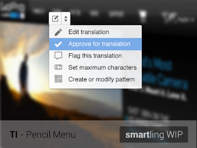 Pencil Menu