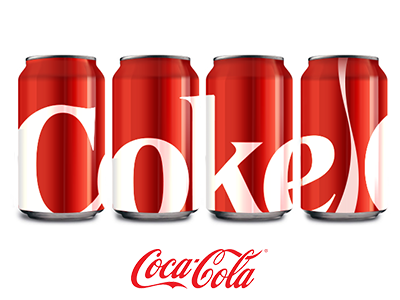 A Coke can coca cola icon logo typography