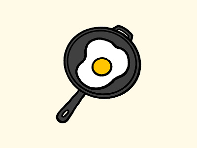 Free Fried Egg Illustration Psd by pixaroma on Dribbble