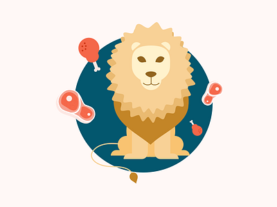Day - 37 Lion lion meat