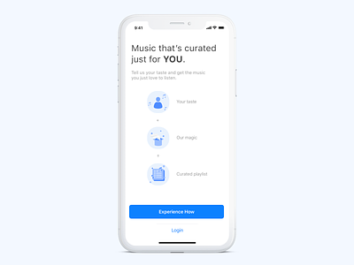 A Music App Concept