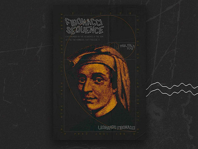 Math Posters - Fibonacci Sequence art digital concept creative design math posters visual art