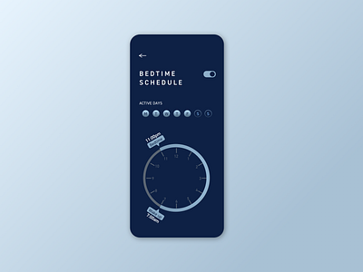 Daily UI Challenge 007 — Settings bedtime dailyui dailyui 007 dailyuichallenge mobile settings settings page settings ui ui