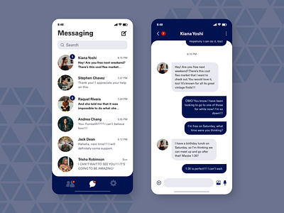 Daily UI Challenge 013 — Direct Messaging