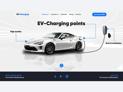 EV animation branding design illustration landing page lettering minimal mobile mockup webdesigner wire frame