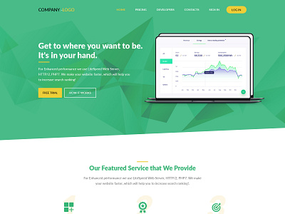 landing page