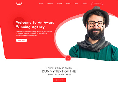 agency website animation branding clean identity illustration illustrator landing page lettering logo minimal mobile mockup photo album typography ui ux vector webdesigner website wire frame