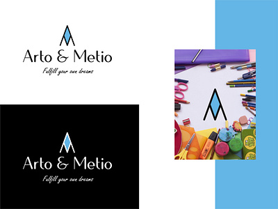 Arto & Metio : Art Shop branding design icon illustration logo typography vector