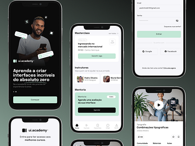 Masterclass app ui design