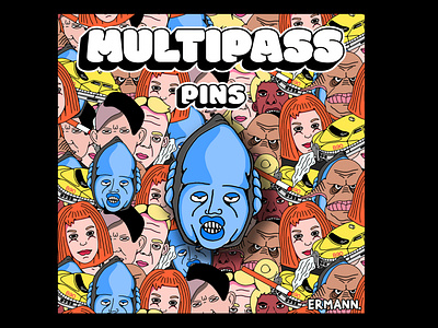 MULTIPASS : Enamel Pin 5