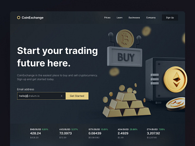 CoinExchange - Cryptocurrency Exchange Hero