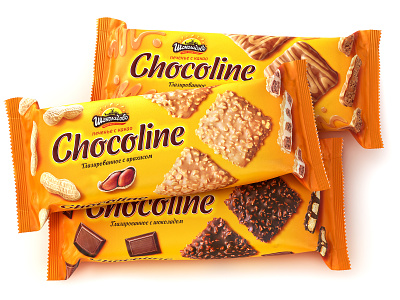 CHOCOLINE — glazed cookies bakery bakery products brand branding chocolate chocoline cookies design food logo packaging packaging design sweetness trademark