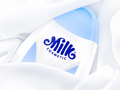 MILK COSMETIC — conditioners branding conditioner cosmetic design icon illustration label logo milk packaging packaging design trademark typography