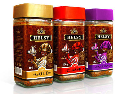 HELSY — granulated coffee