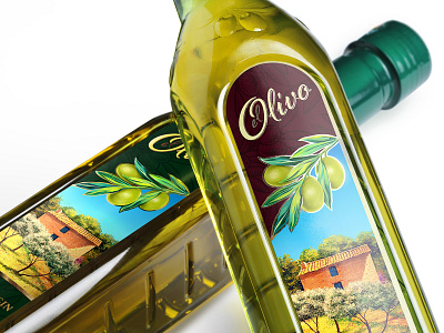 EL OLIVO — olive oil branding design icon illustration label logo oil olive olive oil packaging packaging design trademark typography