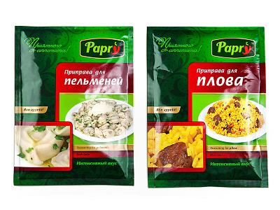 PAPRY — SPICES brand branding design dishes food logo packaging packaging design ravioli spice spices trademark
