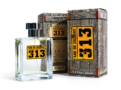 313 — MEN'S PERFUME brand branding design logo mens packaging packaging design perfume trademark