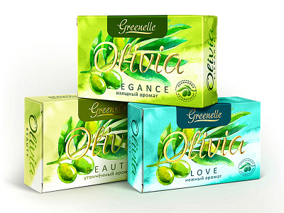 GREENELLE — SOAP brand branding design greenelle illustration logo oliva olives packaging packaging design soap soapbox trademark typography