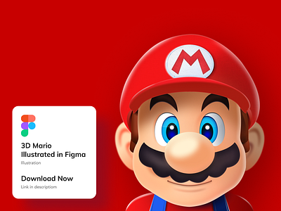 3D Mario 3d animation branding c4d character character design community design figma freebie game graphic design illustration mario minimal motion graphics typography ui ux vector