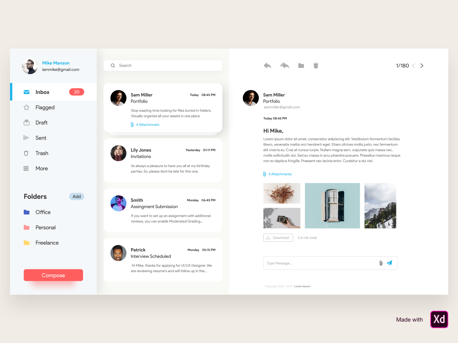 mail designer free download