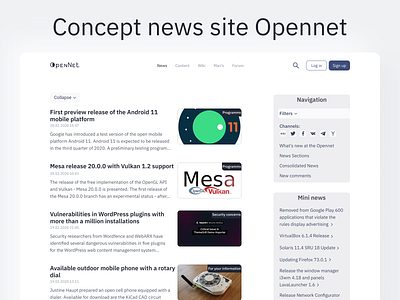 Concept news site Opennet