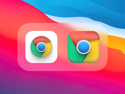 Chrome Big Sur App Icon