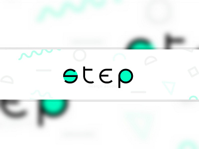 Step banner design graphic design logo logo design logotype minimalism new vector