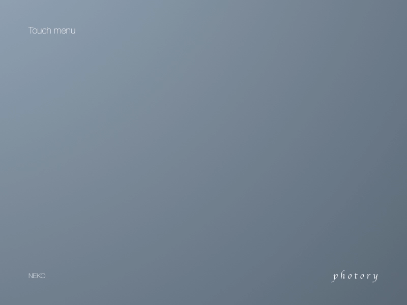 Photory- flat - transition test #6 - touch menu animation app concept detail interaction ui ux