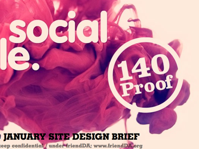 140 Proof visual treatment brief - sneak peek 140proof imgviaalbertoseveso peek peep startup