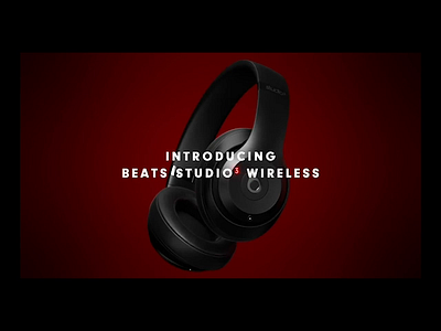 Beats by Dre Hear the Music and Not the Noise apple branding creative direction motion design motion graphic music technology