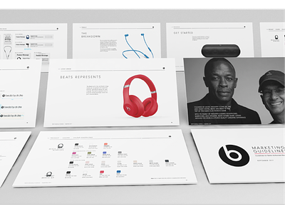Beats Interactive Marketing Guide apple brand standards clean creative direction design design guidelines design systems launch marketing product product design strategy