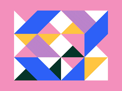Geometric Mondays 047 brand identity branding color color palette design geometric identity illustration