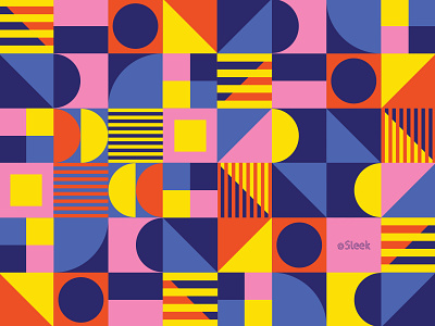 Geometric Pattern branding bright color color palette experimental geometric geométrico patrón pattern product