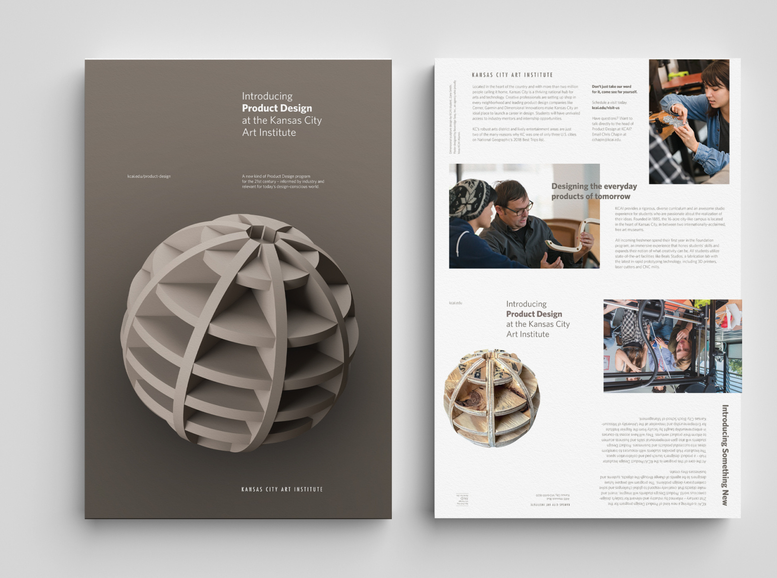 KCAI Product Design Announcement Mailer by Sam Yates on Dribbble