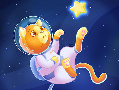 Catober - Space cat cat catober cute furry illustration photoshop space space cat