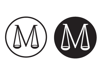 McEnerney Legal Service logo sketches law legal logo