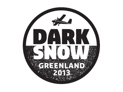 Rejected Dark Snow logo climate dark snow greenland