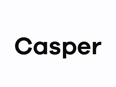 Casper agency branding design logo minimal
