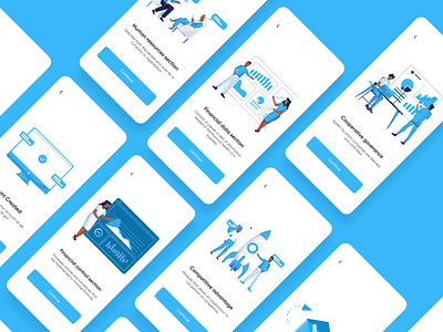 Illustration set for Become Investible Plaform animated gif animation business design dribbble dribbble best shot figma freelance illustration illustration art invest mobile mobile app mobile app design mobile ui startup ui ux vector web