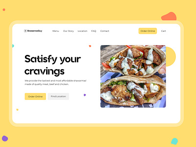 Shawarma Guy Website Design