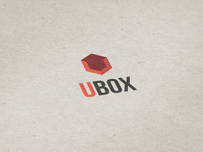 Ubox Logo Design box iconic letter logo