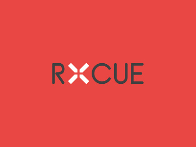 Rxcue - Logo Concept healthcare logo concept loo design red cross