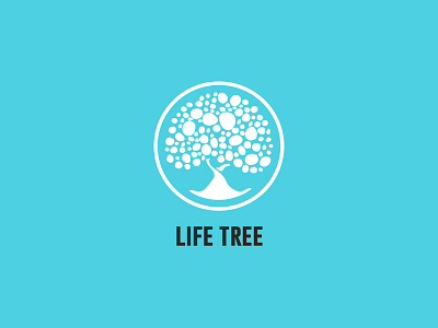 Life Tree Logo Concept bio eco fitness green health healthy life nutrition personal trainer sport