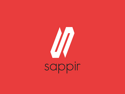 Sappir - Logo Concept agency branding creative design flat logo design media minimalist simple webdesign