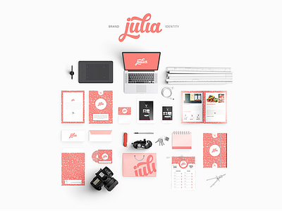 Julia - Brand Identity Pack brand identity food grocery restaurant stationery