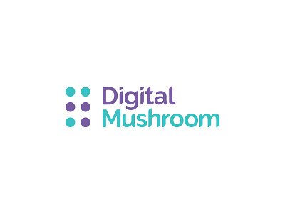 Digital Mushroom - Transcend the eye circle logo minimal logo simple logo