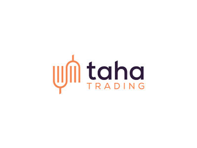 Taha Tading Logo Concept food food company food logo food service logo fork logo services trading