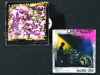 Yeah Yeah Yeahs Live Album Cover album artwork album cover design hand lettering vinyl record